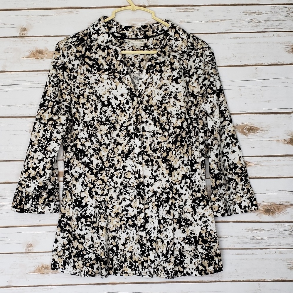 Dana Buchman 3/4 sleeve blouse
